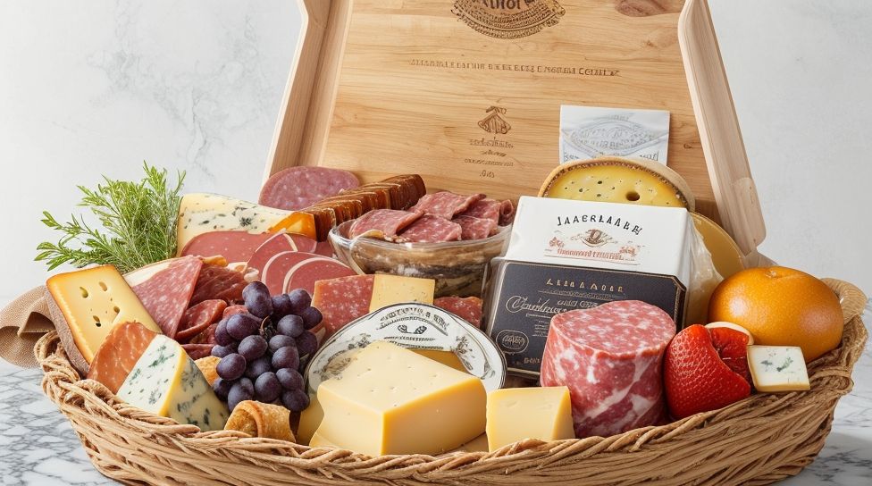 What Are the Contents of a Savory Meat and Cheese Gift Basket? - Savory Meat And Cheese Gift Basket 